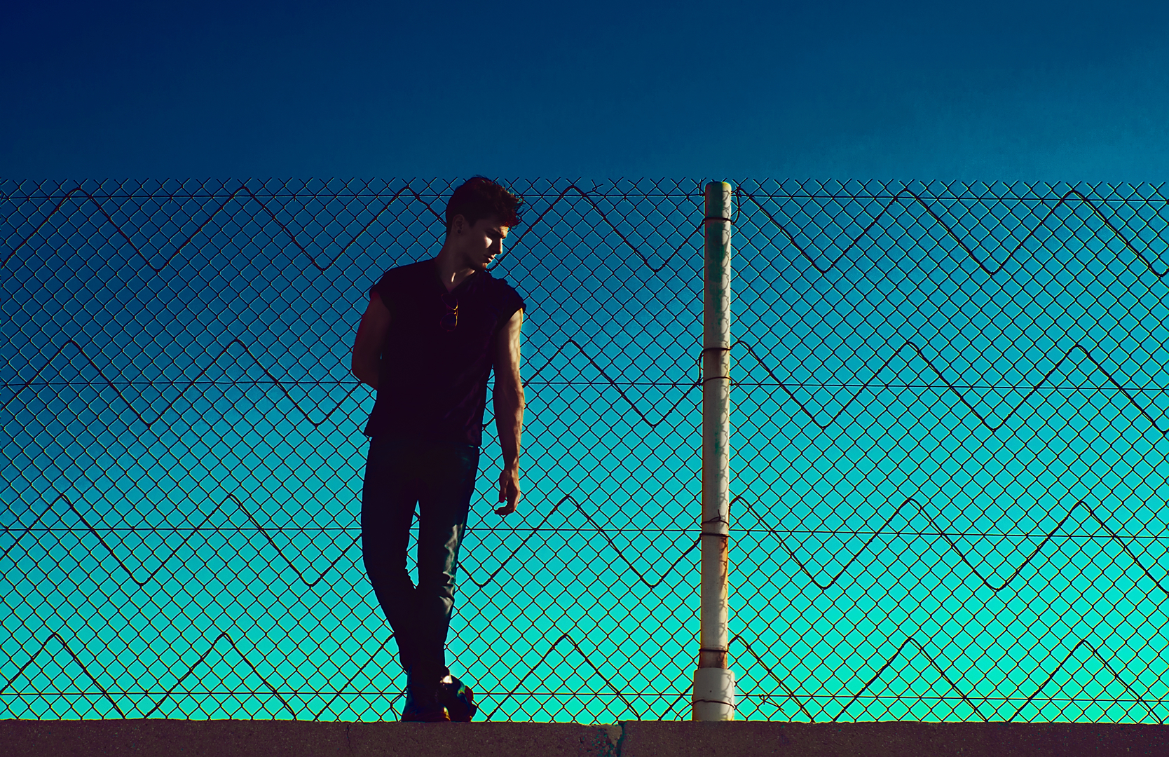 concrete horizontal 3